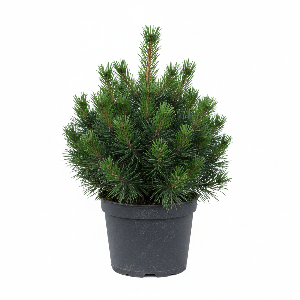 Pinus Mugo Dwarf Mountain Pine in nursery pot